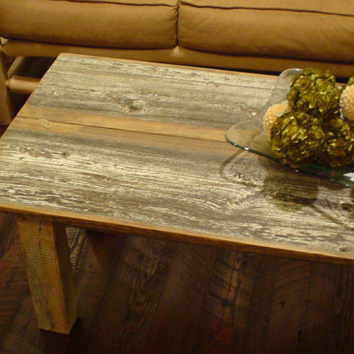 Coffee Table in Reclaimed Barn Wood