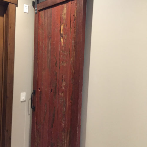 Reclaimed Barn Wood Sliding Door
