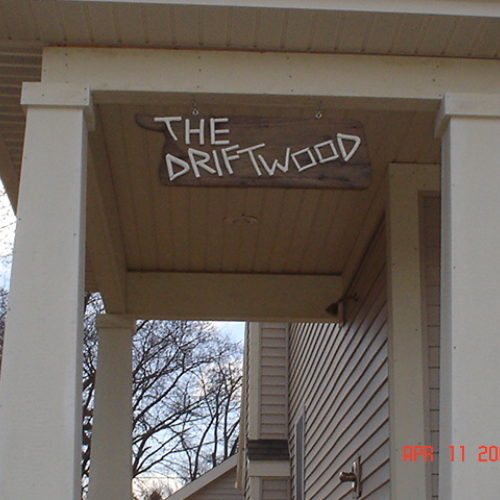Twig Sign with Painted Letters