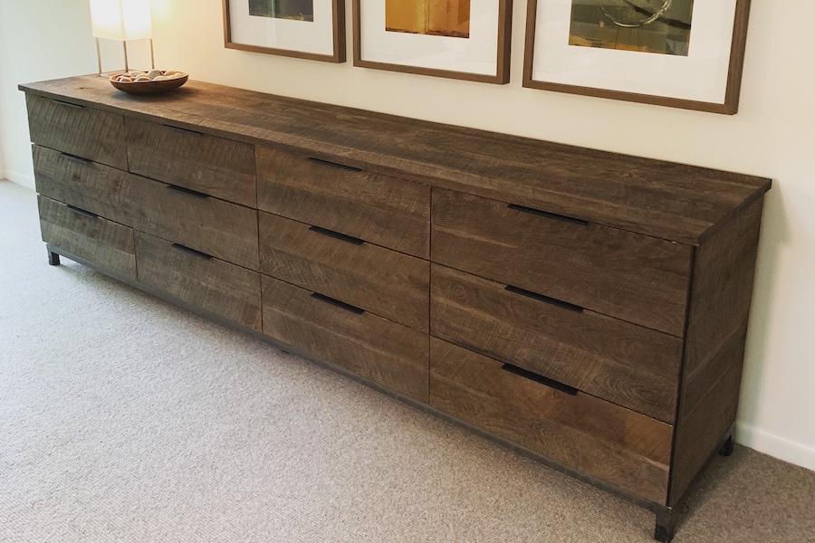 Bedroom dresser with 12 drawers