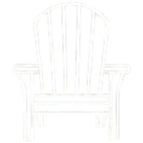Adirondack chair outline icon