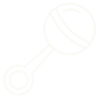Baby rattle outline icon